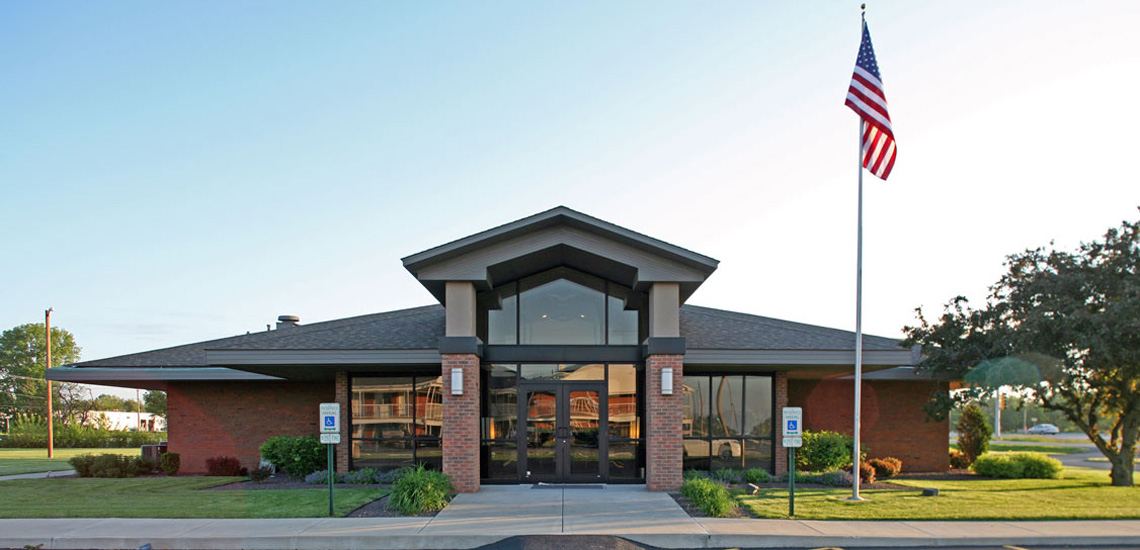 Evan Lloyd Architects provided office architectural services for NECA in Springfield, Illinois, with building renovations and a new addition.