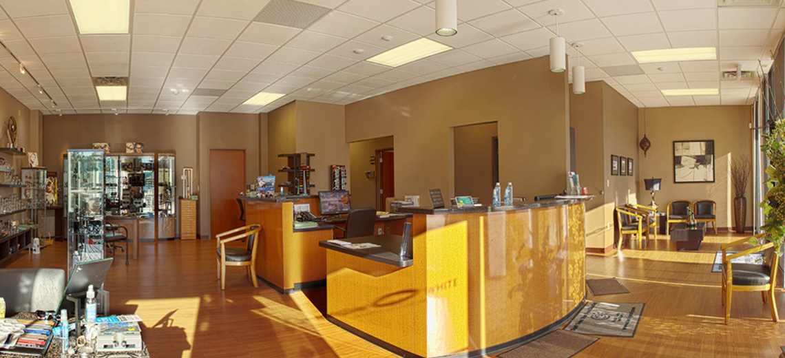 Evan Lloyd Architects provided healthcare architectural services for Bergh-White Opticians Inc. in Springfield, Illinois with an interior renovation.