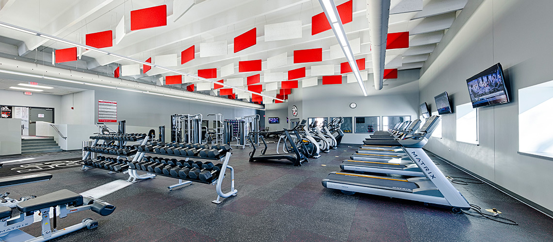 Evan Lloyd Architects provided educational architectural services for Woodword Athletic Facility at Blackburn College in Carlinville, Illinois.