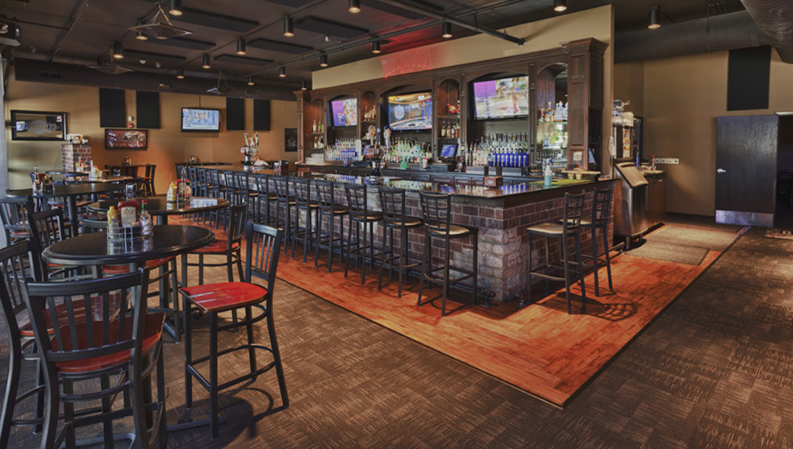 Evan Lloyd Architects provided restaurant architecture services for Brickhouse Grill & Pub in Springfield, Illinois, including an interior renovation.