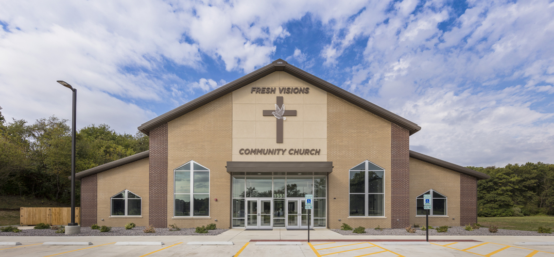 Evan Lloyd Architects provided religious architectural services for Fresh Visions Community Church in Springfield, Illinois.