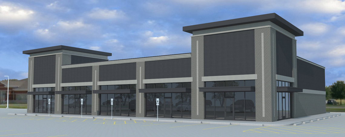 Evan Lloyd Architects provided retail architectural services for Liberty Plaza Retail Center in Springfield, Illinois.