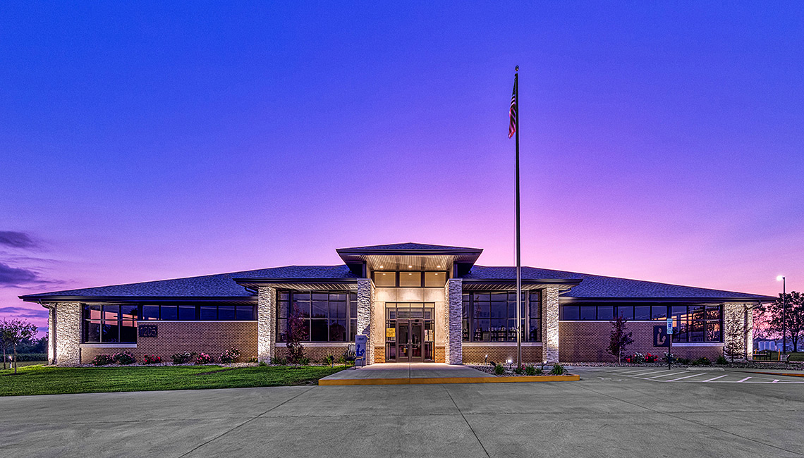 Evan Lloyd Architects - provided architectural services for the Litchfield Public Library in Litchfield, Illinois.