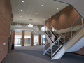 Evan Lloyd Architects - Bothwell Conservatory of Music at Blackburn College in Carlinville, Illinois - stairs after the architectural services.