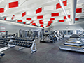 Evan Lloyd Architects - the gym at Woodword Athletic Facility at Blackburn College in Carlinville, Illinois.