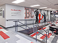 Evan Lloyd Architects - lobby at Woodword Athletic Facility at Blackburn College in Carlinville, Illinois.