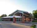 Evan Lloyd Architects - new family practice clinics - Community Memorial Hospital in Staunton, Illinois - canopy area.