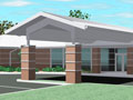 Evan Lloyd Architects - new family practice clinics - Community Memorial Hospital in Staunton, Illinois - artist's rendering.