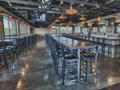 Evan Lloyd Architects - Engrained Brewery in Springfield, Illinois - restaurant architectural services - front seating.