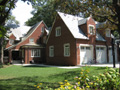 Evan Lloyd Architects - residential architectural services - the Evans Addition in Springfield, Illinois - garage.