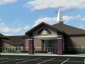 Evan Lloyd Architects - religious architectural services - Fresh Visions Community Church in Springfield, Illinois - new worship center artist's rendering.