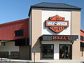 Evan Lloyd Architects - Halls Harley Davidson in Springfield, Illinois - exterior of the renovated building.