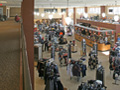 Evan Lloyd Architects - Halls Harley Davidson in Springfield, Illinois - interior balcony overlooking the sales floor.