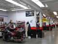 Evan Lloyd Architects - Halls Harley Davidson in Springfield, Illinois - repair/service area.