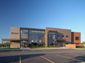 Evan Lloyd Architects - Illinois State Police Federal Credit Union (ISPFCU) in Springfield, Illinois - exterior view.