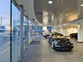 Evan Lloyd Architects - Isringhausen Imports - Porsche & Volvo Dealerships  in Springfield, Illinois - building renovation curves.