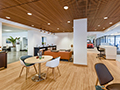 Evan Lloyd Architects - Isringhausen Imports - Porsche & Volvo Dealerships  in Springfield, Illinois - lounge area.