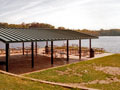 Evan Lloyd Architects - Jim Edgar Panther Creek Fish & Wildlife Area in Cass County, Illinois - park design services included a new patio.