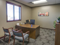 Evan Lloyd Architects - financial architecture services - Litchfield National Bank in Litchfield, Illinois - interior of the office.