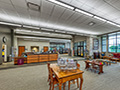 Evan Lloyd Architects - separate reading area in the Litchfield Public Library in Litchfield, Illinois.