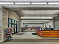 Evan Lloyd Architects - lobby area of the new Litchfield Public Library in Litchfield, Illinois.