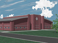 Evan Lloyd Architects - Logan Correctional Center in Lincoln, Illinois - artists rendering.