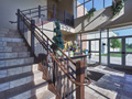 Evan Lloyd Architects - First Baptist Church of Maryville in Maryville, Illinois - religious architectural services - stairway