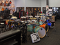 Evan Lloyd Architects - The Music Shoppe in Springfield and Champaign, Illinois - interior of the store.