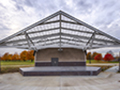 Evan Lloyd Architects - park architectural services - Sherman Municipal Park in Sherman, Illinois - outdoor stage