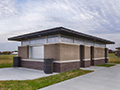 Evan Lloyd Architects - park architectural services - Sherman Municipal Park in Sherman, Illinois - public park restrooms