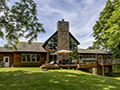 Evan Lloyd Architects provided residential architectural services, building a new, original, contemporary home for the Smith Residence in Cantrall, Illinois the back of the private residence.