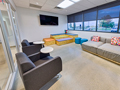 Evan Lloyd Architects office architecture services - Systemax Solutions in Springfield, Illinois - lounge area.