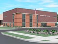 Evan Lloyd Architects - City of Taylorville, Illinois - rendering of the fire station renovation.