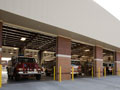 Evan Lloyd Architects - City of Taylorville, Illinois - garage from the fire station renovation.