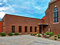 Evan Lloyd Architects - Trinity Evangelical Lutheran Church in Springfield, Illinois - religious architectural services - rear parking area.