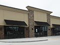 Evan Lloyd Architects - Wabash Marketplace I & II in Springfield, Illinois - retail architectural services - the font of the new Wabash Marketplace buildings.