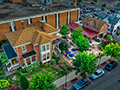 Evan Lloyd Architects - Wm Van's Coffee House in Springfield, Illinois - restaurant architecture services - aerial photo.